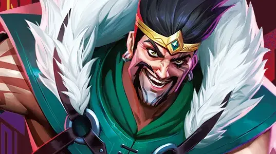 Draven Glorious Executioner - Gros plan carte Riftbound Spiritforged