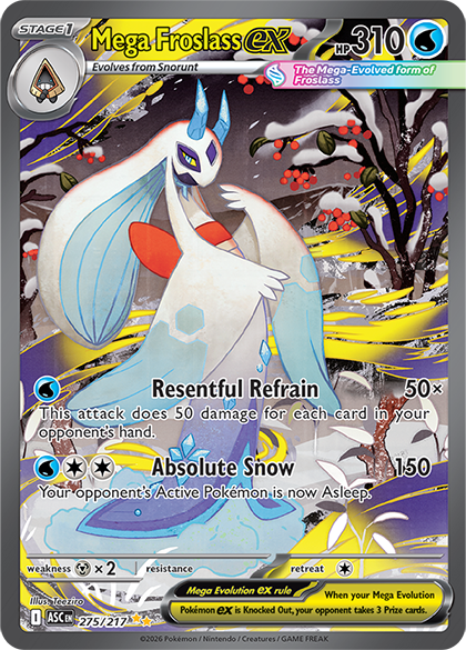 Mega Froslass ex Special Illustration Rare — Pokémon TCG Ascended Heroes